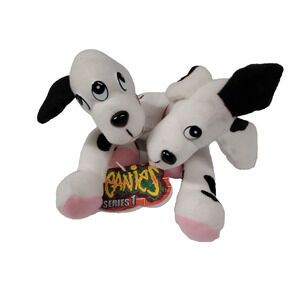Idea Factory Vintage 1997 Meanies Series 1 Fi Do Dalmutation Plush Stuffed Dog